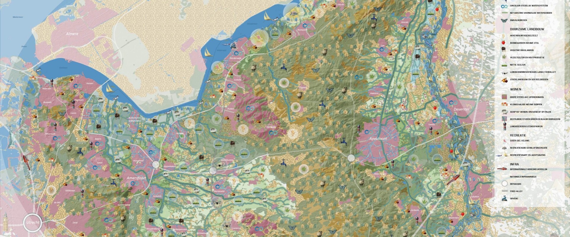 Kaart Veluwe
