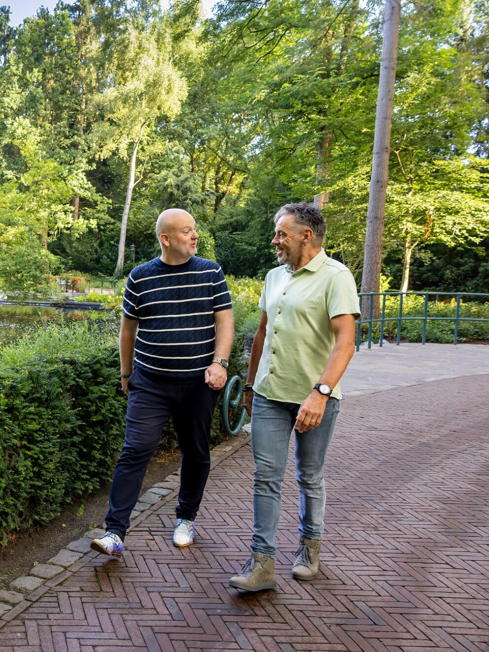 Ivo Südmeier (l) en Hans Mollen (r)