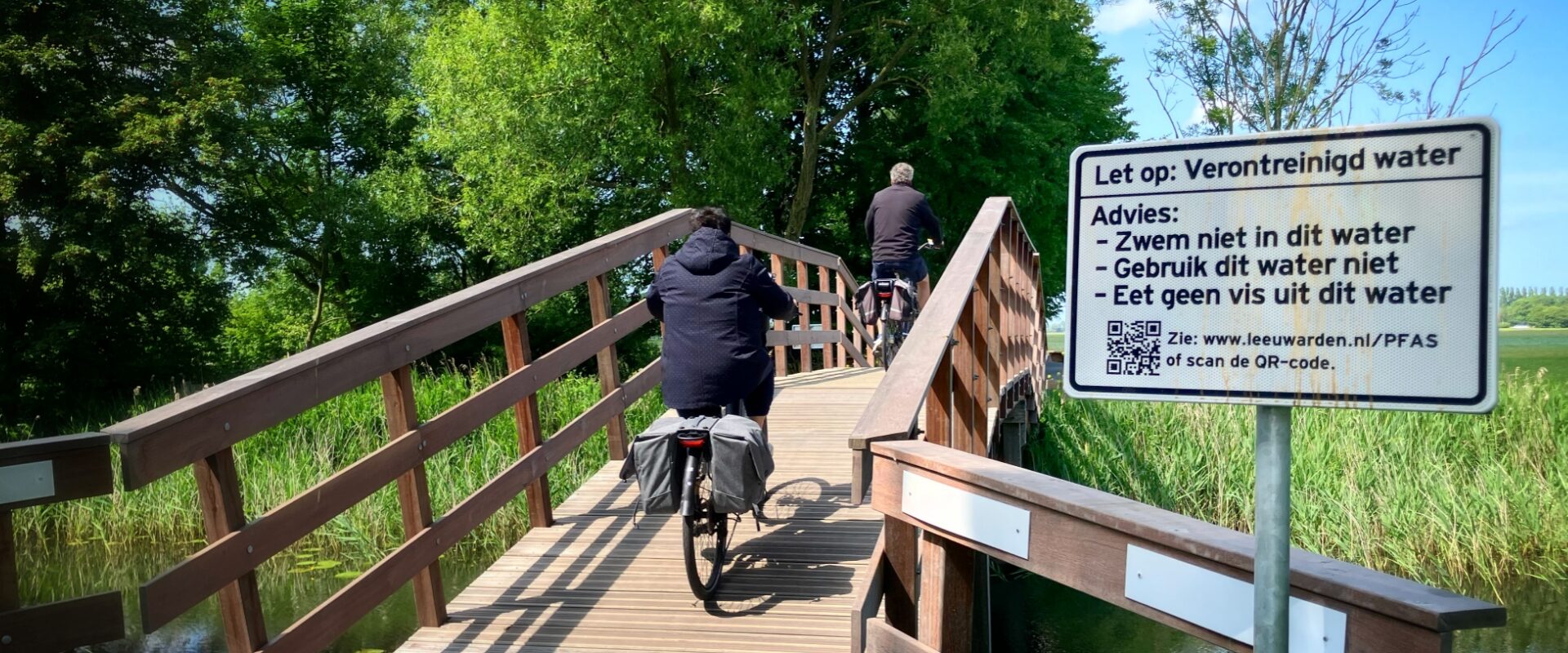 waarschuwingsbord Jelsumer Feart